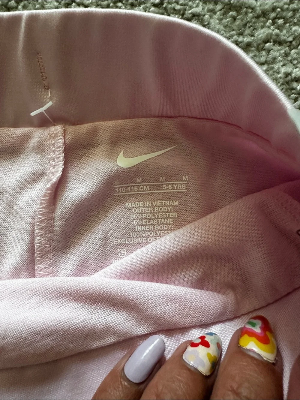 NWT Nike Girls Dri-FIT Pink Tennis Golf Skort Size M (5–6Y)